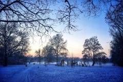 Schnee in Köln Vogelsang 2019 • Foto: NINA SIMONE PLUM