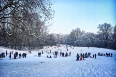 Schnee in Köln Vogelsang 2019 • Foto: NINA SIMONE PLUM