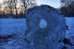 Schnee in Köln Vogelsang 2019 • Foto: NINA SIMONE PLUM